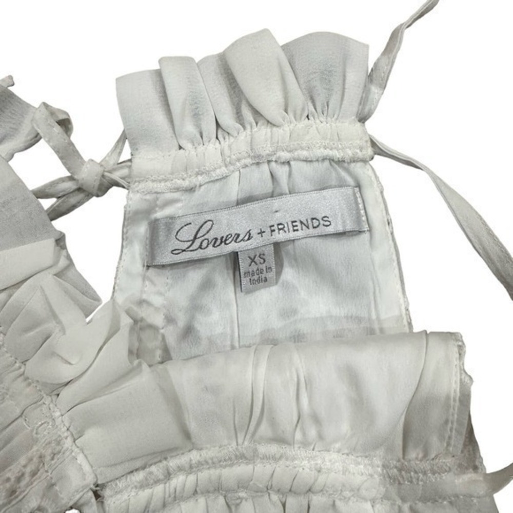 Lovers & Friends White Eyelet‎ Mini Dress Size XS - Picture 3 of 6